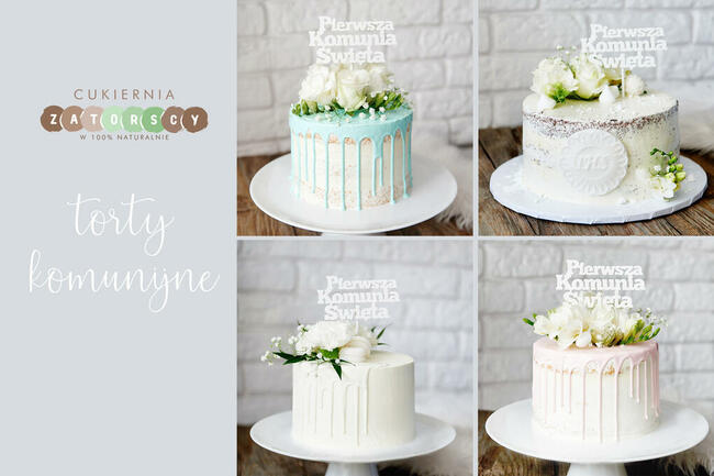 Torty komunijne naturalne Cukiernia dostawa do domu Kraków