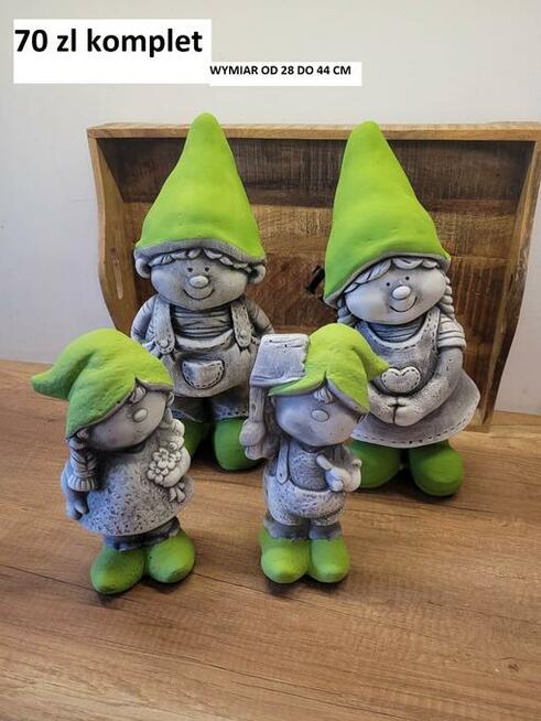 dekoracja ogrodowe krasnale ogrodowe skrzaty figurki