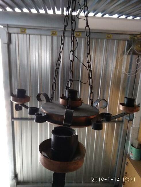 Żyrandol PRL Zamek królewski