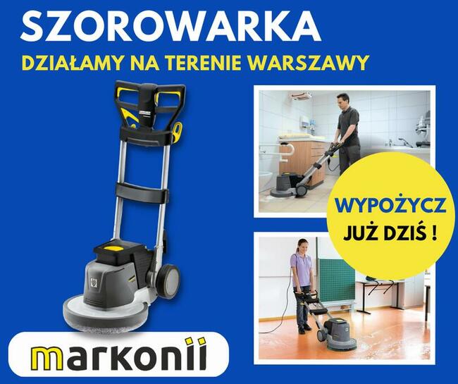 wynajem parownica szorowarka odkurzacz karcher warszawa