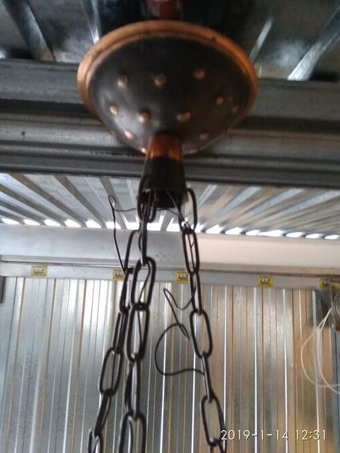 Żyrandol PRL Zamek królewski