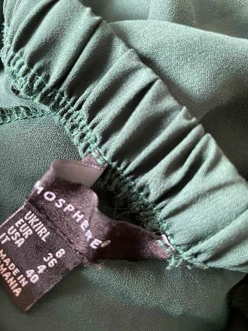 Bluzka szyfonowa ciemna zieleń 36 atmosphere