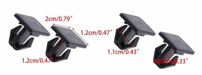 Klipsy zapinki zatrzaski mocowania Chrysler 300C Dodge