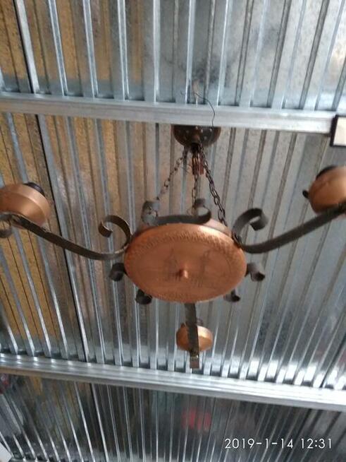 Żyrandol PRL Zamek królewski