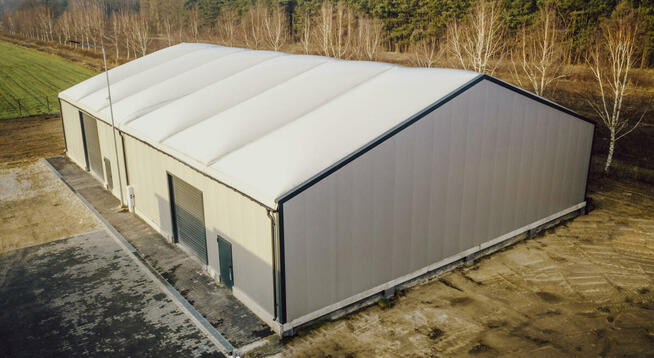 Hala aluminiowa 15x22x4,5m magazyn producent EWENTA