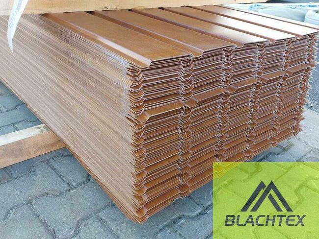 Blacha T-7 podbitka Blacha trapezowa II gatunek Blachtex