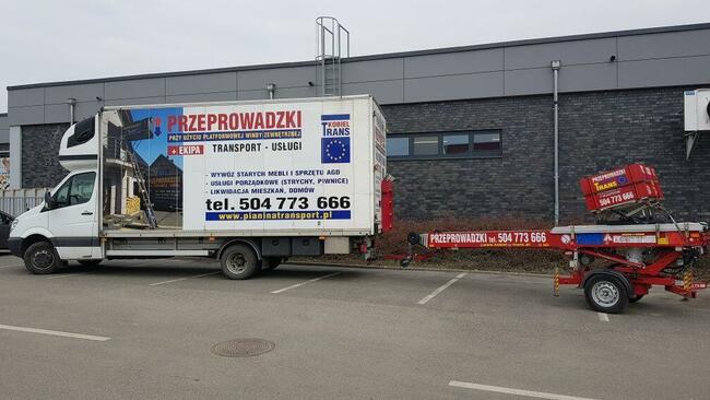 Profesjonalna zewnętrzna winda meblowa kobieltrans Paus whm.