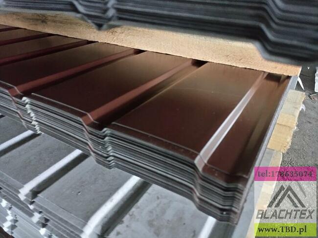 Blacha T-7 podbitka Blacha trapezowa II gatunek Blachtex