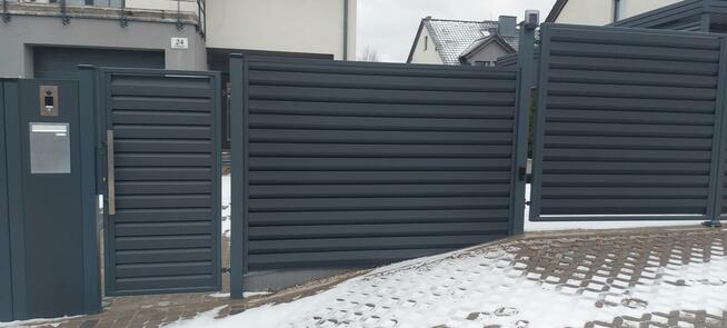 Ogrodzenie palisada nowoczesne