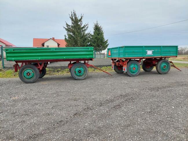 PRZYCZEPA ROLNICZA zarejestrowana wywrotka i sztywna autosan