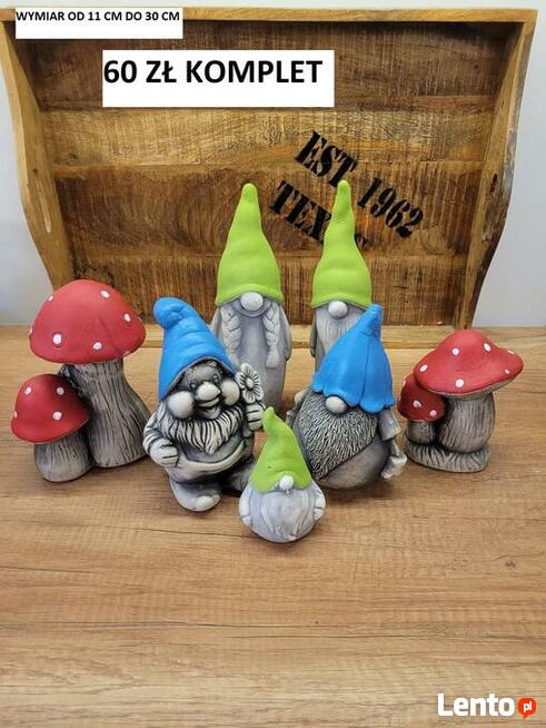 figurki ogrodowe krasnal skrzat skrzat gipsowe