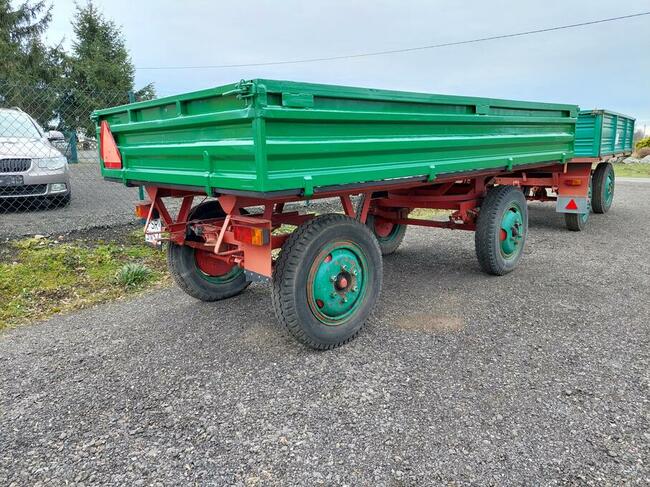 PRZYCZEPA ROLNICZA zarejestrowana wywrotka i sztywna autosan