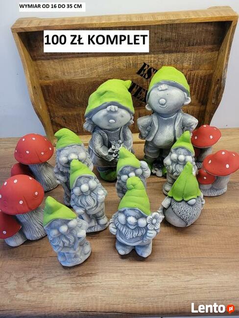 figurki ogrodowe krasnal skrzat skrzat gipsowe