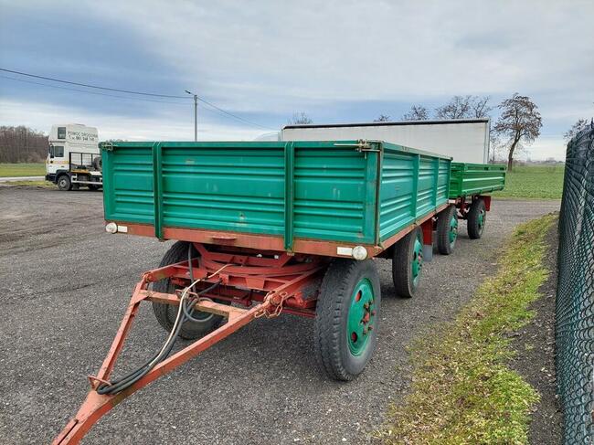 PRZYCZEPA ROLNICZA zarejestrowana wywrotka i sztywna autosan