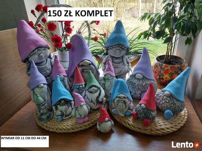 figurki ogrodowe krasnal skrzat skrzat gipsowe