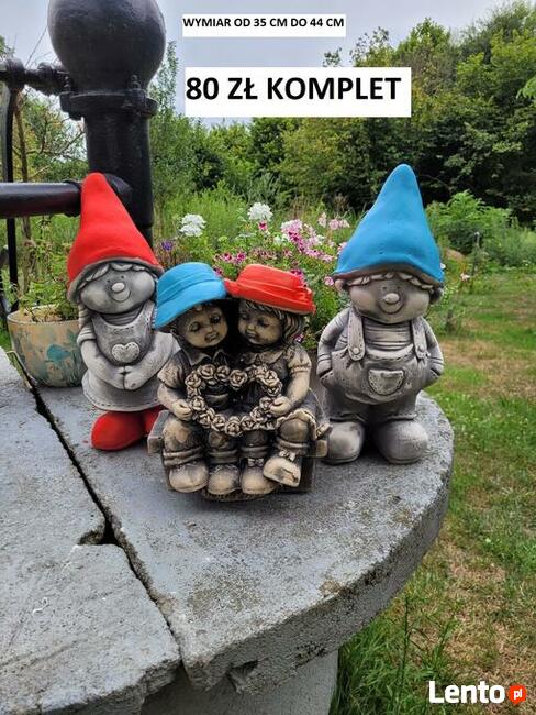 figurki ogrodowe krasnal skrzat skrzat gipsowe