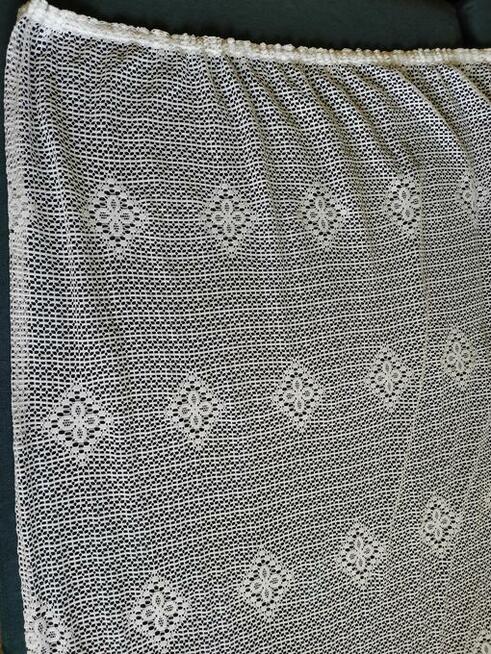 Firanka biała 265 x 210-stan bardzo dobry ! -2 sztuki-NOWA C