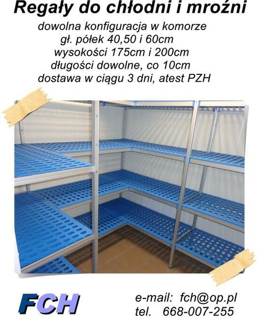 Regały do chłodni