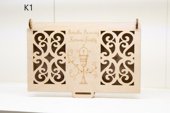 PUDEŁKO na PIENIĄDZE Pamiątka Pierwszej KOMUNII ŚW