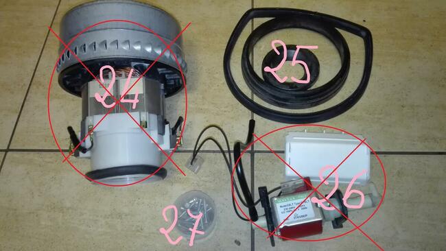Zelmer Wodnik Trio typ 619.5.D5E W /odkurzacz / części !