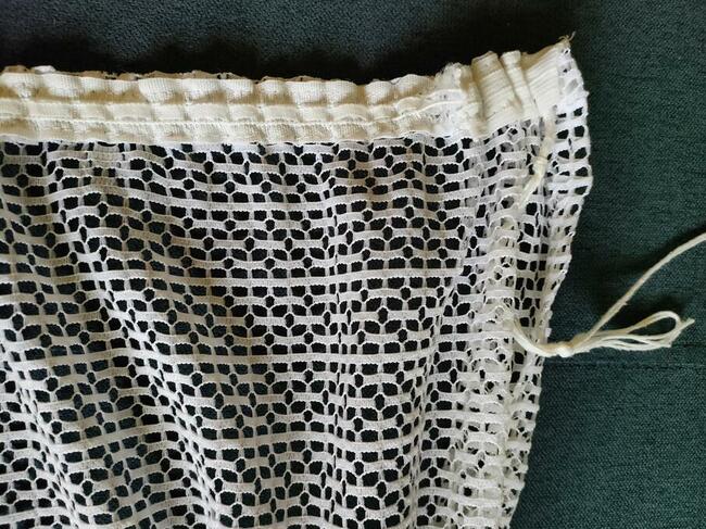 Firanka biała 265 x 210-stan bardzo dobry ! -2 sztuki-NOWA C