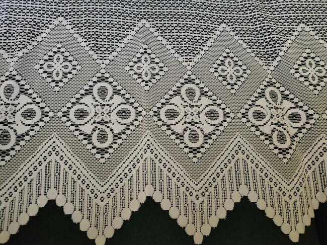 Firanka biała 265 x 210-stan bardzo dobry ! -2 sztuki-NOWA C