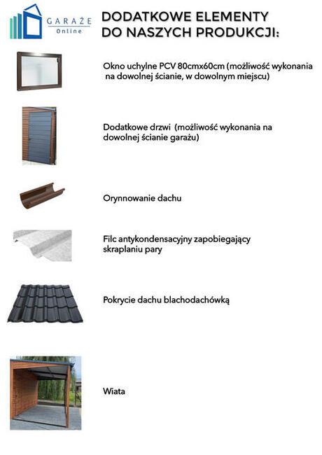 SCHOWEK - DOMEK OGRODOWY 3m x 2,5m spad w lewo - drzwi ID151