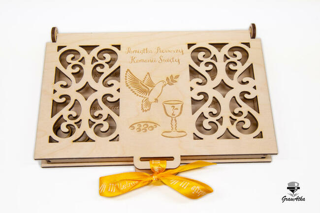 PUDEŁKO na PIENIĄDZE Pamiątka Pierwszej KOMUNII ŚW