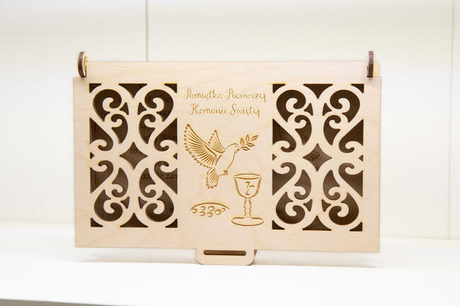 PUDEŁKO na PIENIĄDZE Pamiątka Pierwszej KOMUNII ŚW