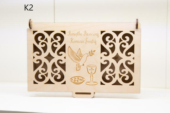 PUDEŁKO na PIENIĄDZE Pamiątka Pierwszej KOMUNII ŚW