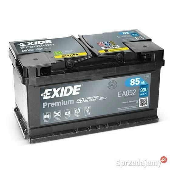 Akumulator 85Ah 800A Exide Premium PRAWY PLUS