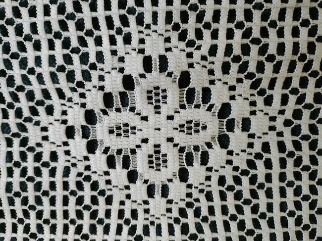 Firanka biała 265 x 210-stan bardzo dobry ! -2 sztuki-NOWA C