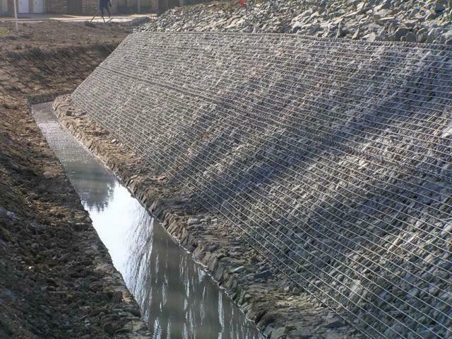 Materac gabionowy, kosz gabionowy pleciony - ochrona skarp