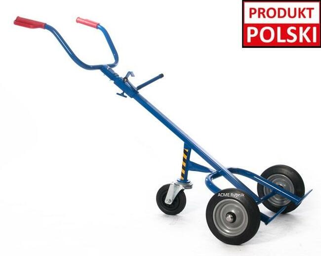 Wózek Magazynowy Platformowy Schodowy Ręczny Do beczek