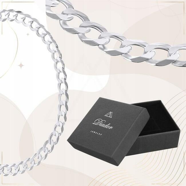 Bransoletka Srebrna 925 Męska Pancerka 5mm. POLECAM.