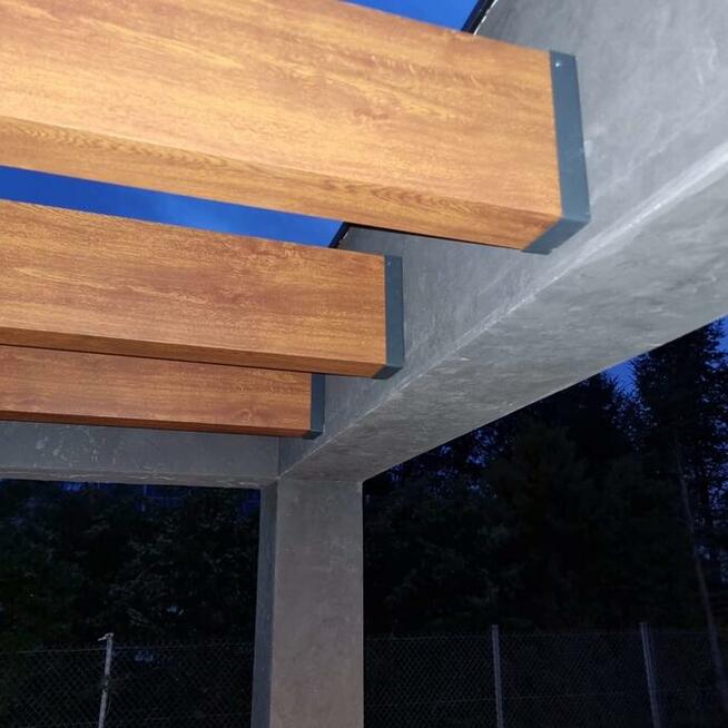 Krokiew tarasowa , Belka Tarasowa, Słup tarasowy, Belki