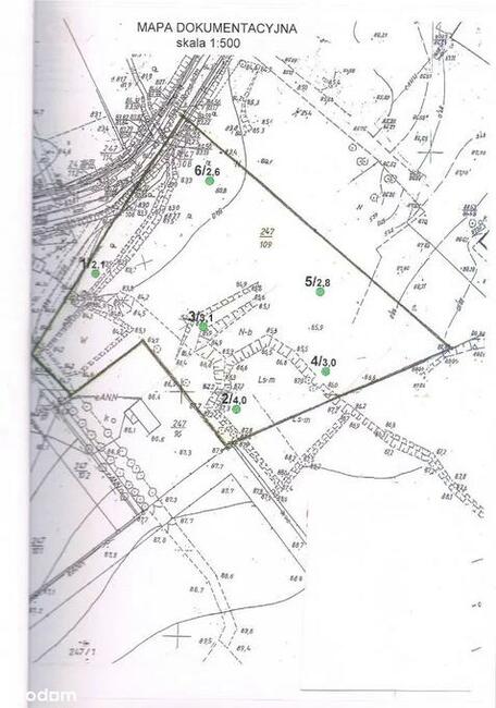 Teren inwestycyjny 1,08 ha Brodnica / Kominy