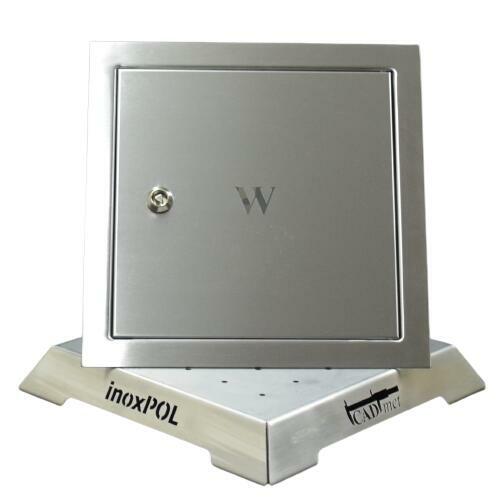 Drzwi rewizyjne zaworu wody 300x300 INOX W