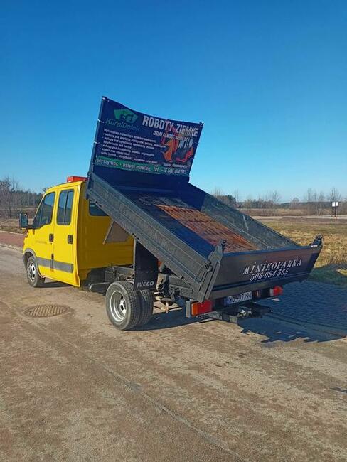 Usługi Minikoparką, małą wywrotką, Minikoparka.