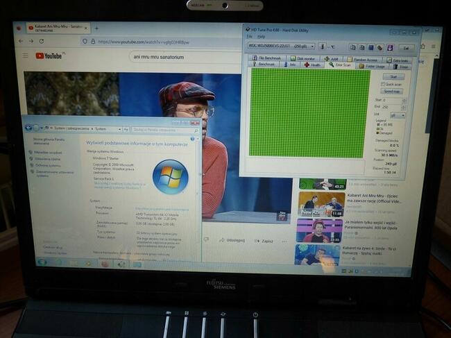 FUJITSU AMILO Xa 2529 17cali AMD TL-64 2.2GHZ/3GB/250GB