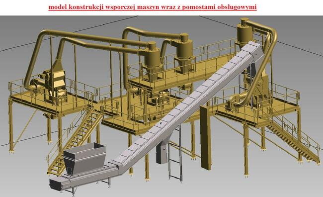 projekt warsztatowy konstrukcji stalowej BOCAD3D
