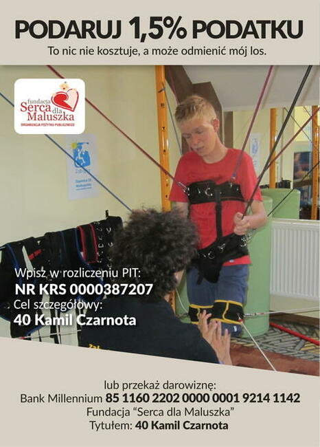 1,5% podatku dla KAMILA