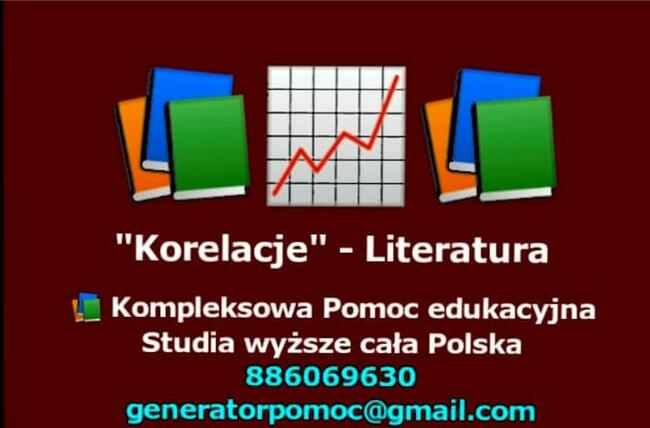 Korelacje - Zestaw 19 Literatury, Publikacji, Wykładów.