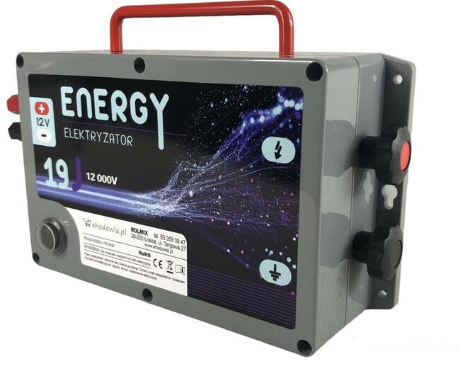 Elektryzator Pastuch Elektryczny ENERGY 19J SUPER MOCNY