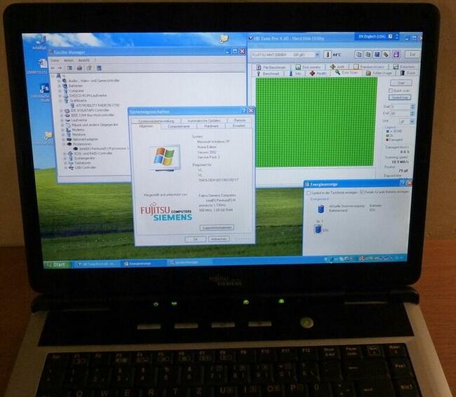 FUJITSU SIEMENS M1437G PENTIUM M 1.73GHZ/1GB/80GB