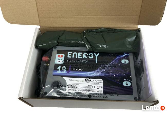 Elektryzator Pastuch Elektryczny ENERGY 19J SUPER MOCNY