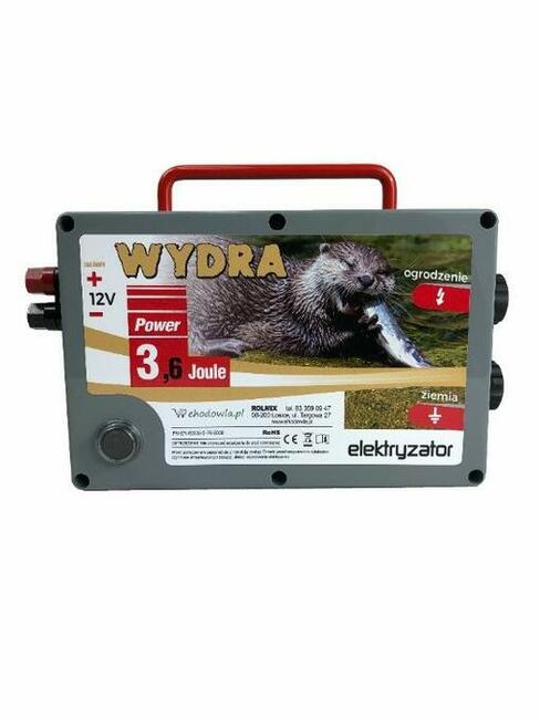 Elektryzator Pastuch elektryczny na czaple i wydry 3,6J