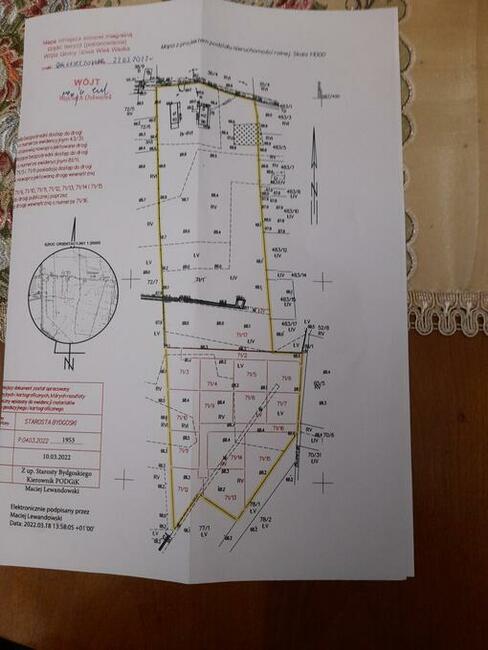 Działka budowlane w Olimpinie k.Przyłęk 12km od Bydgoszczy