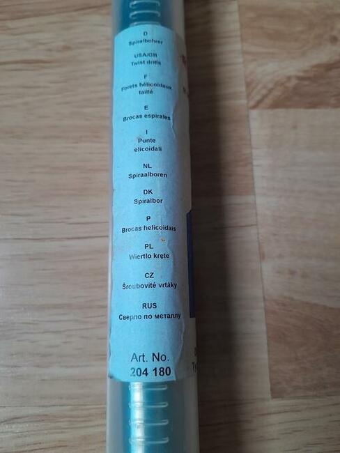 Wiertło do metalu RUKO fi 18 NWKc HSS DIN 345 nowe