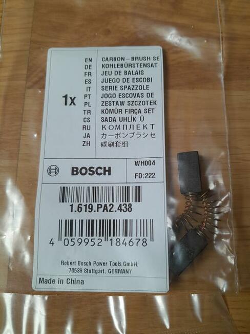 Szczotki węglowe klucza Bosch GDS18E, szlifierki GBS75AE